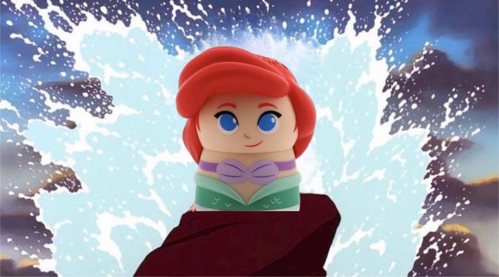 The Little Mermaid Ariel Bitty Boomers Bluetooth Mini-Speaker