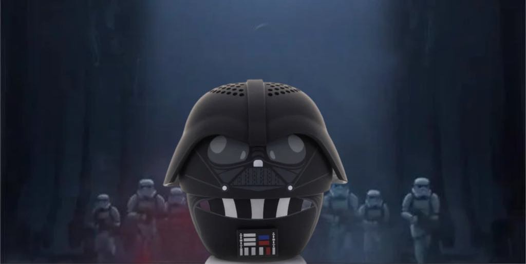 Star Wars Darth Vader with Removeable Helmet Bitty Boomers Bluetooth Mini-Speaker