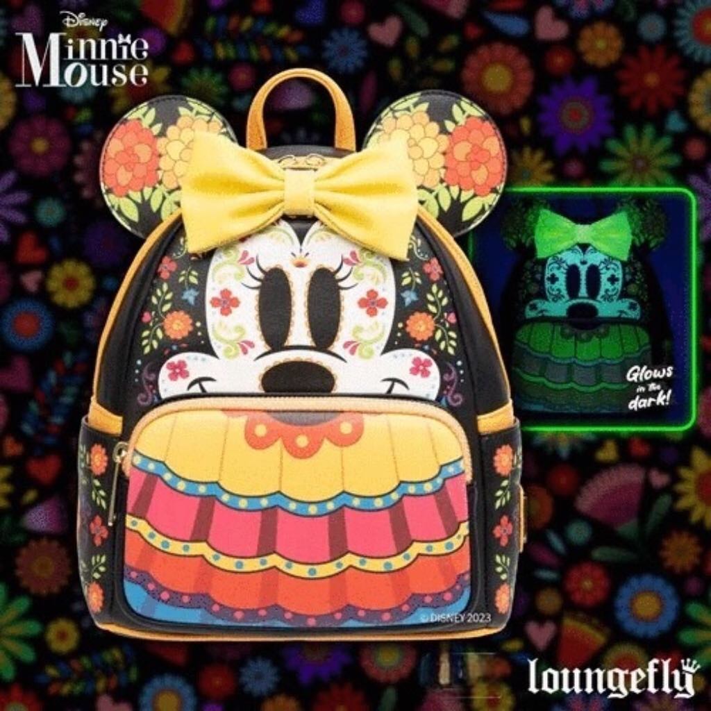 Minnie Dia de los Muertos Sugar Skull Mini-Backpack