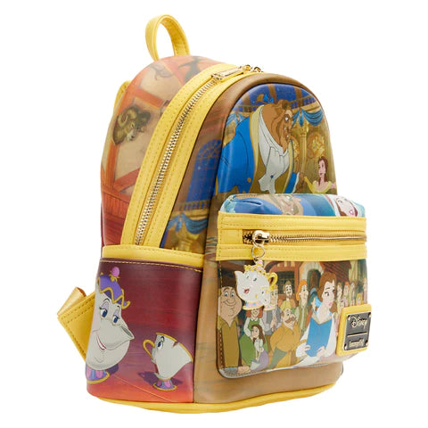 Beauty and the Beast Scenes Mini-Backpack