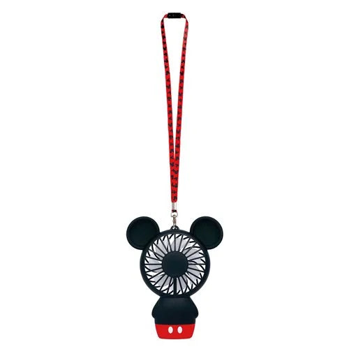 Mickey Mouse Lanyard with Recharegable Fan Buddy