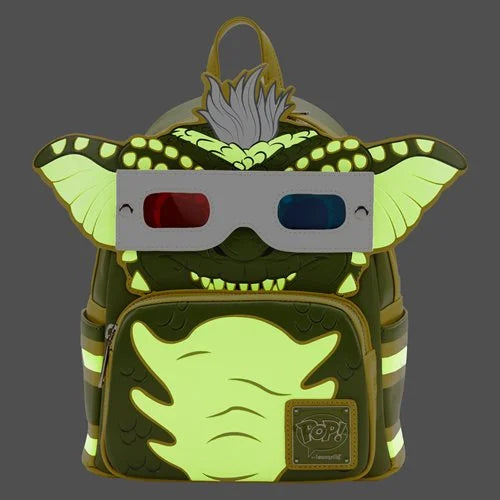 Gremlins Pop! by Loungefly Green Gremlin Cosplay Glow-in-the-Dark Mini-Backpack