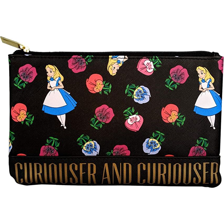 Alice In Wonderland Faux Leather Wallet Pouch