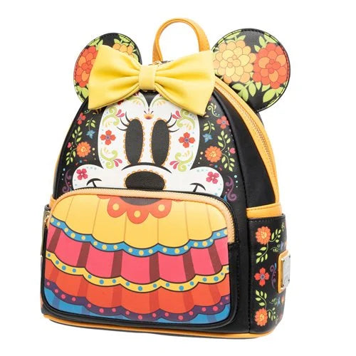 Minnie Dia de los Muertos Sugar Skull Mini-Backpack