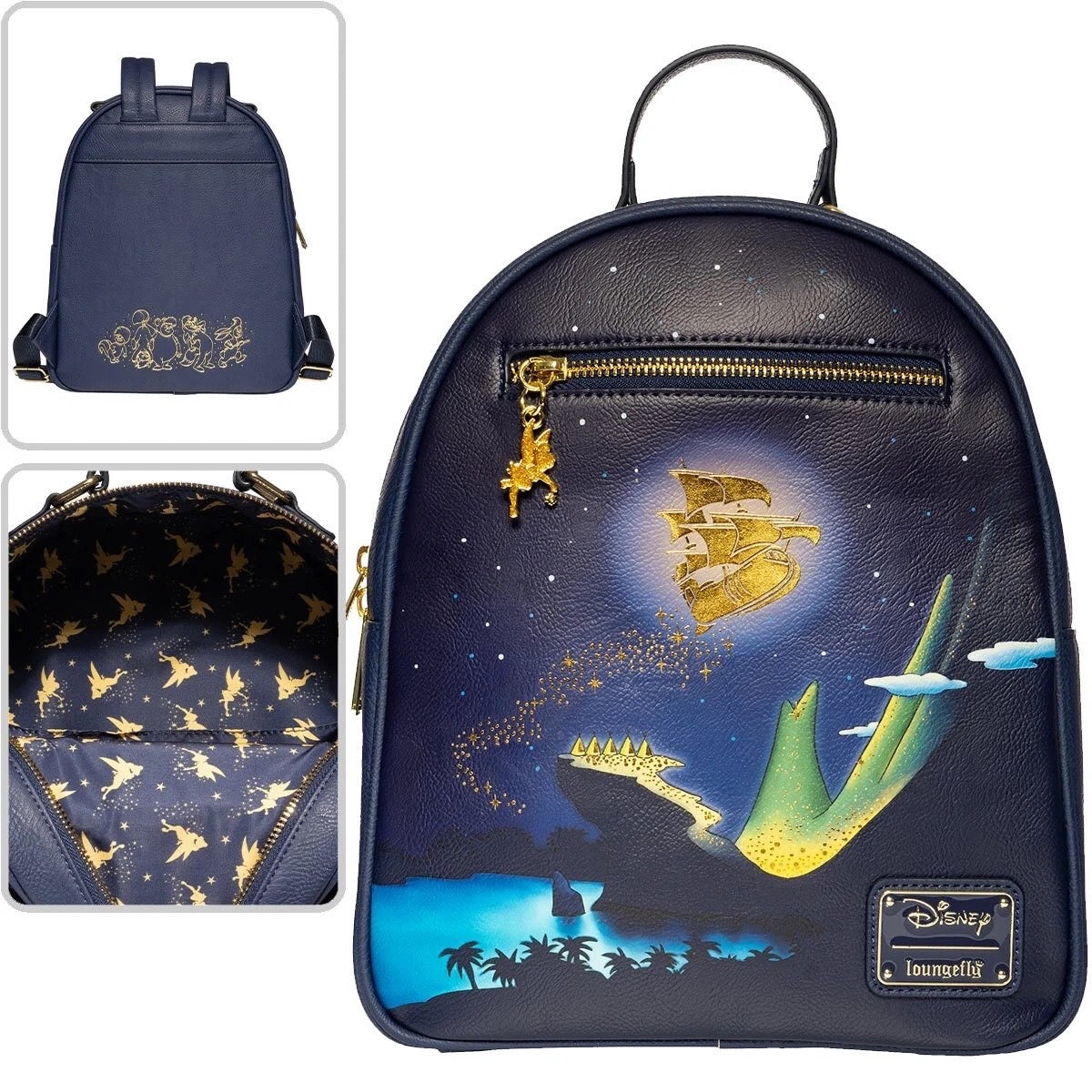 Peter Pan Flying Jolly Roger Mini-Backpack